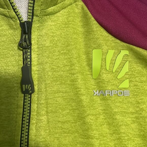 Karpos- cycling shirt - rapido jersey - lime and fuchsia - Size S - NWT - Picture 2 of 5